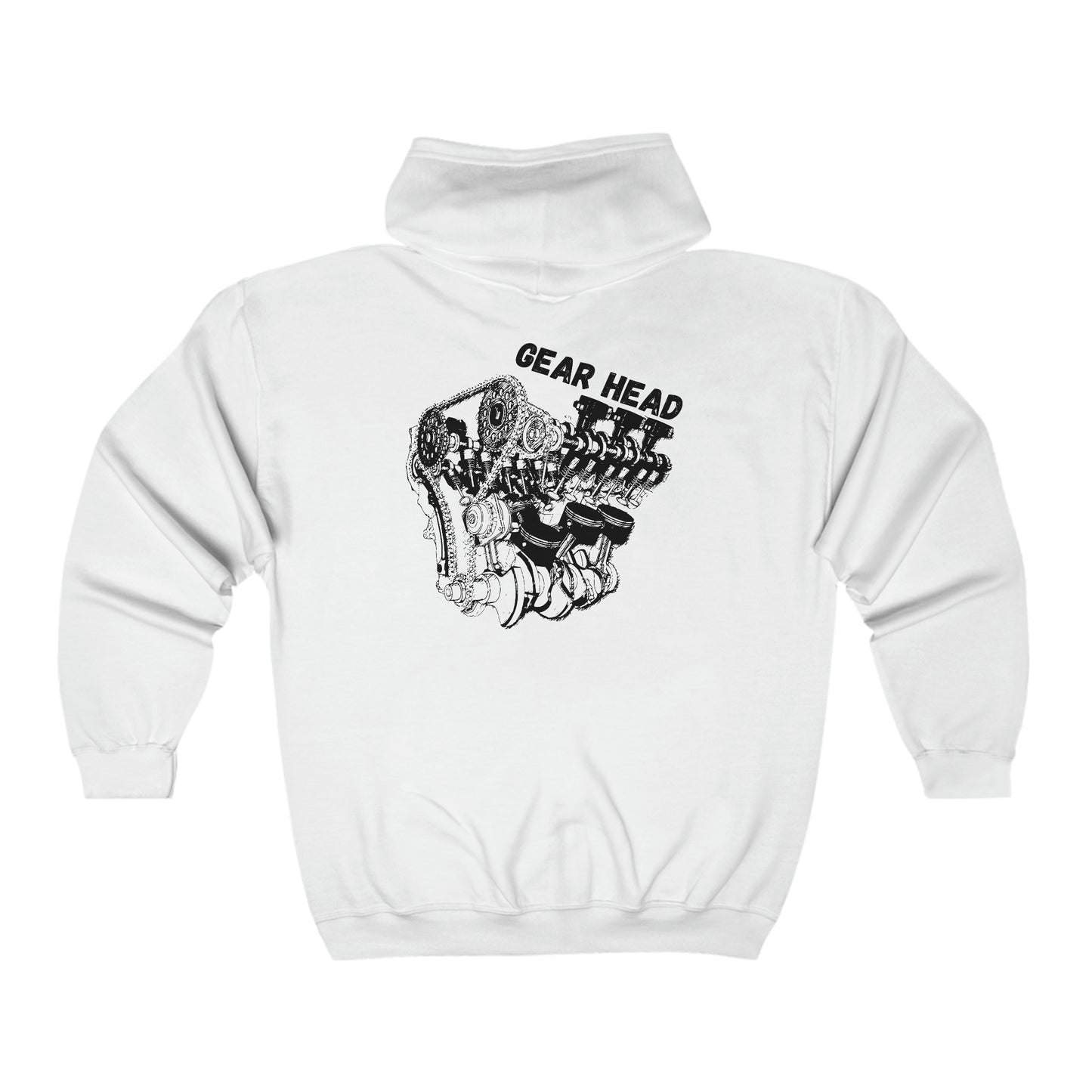 Gear Head Zip Up Hoodie