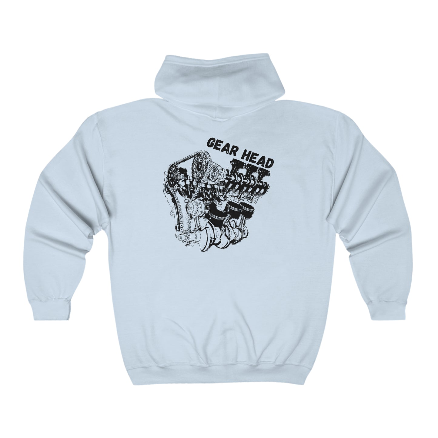 Gear Head Zip Up Hoodie