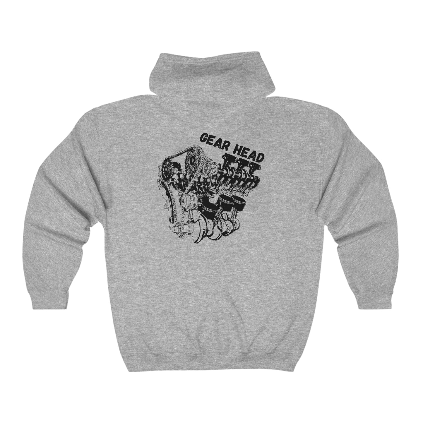 Gear Head Zip Up Hoodie