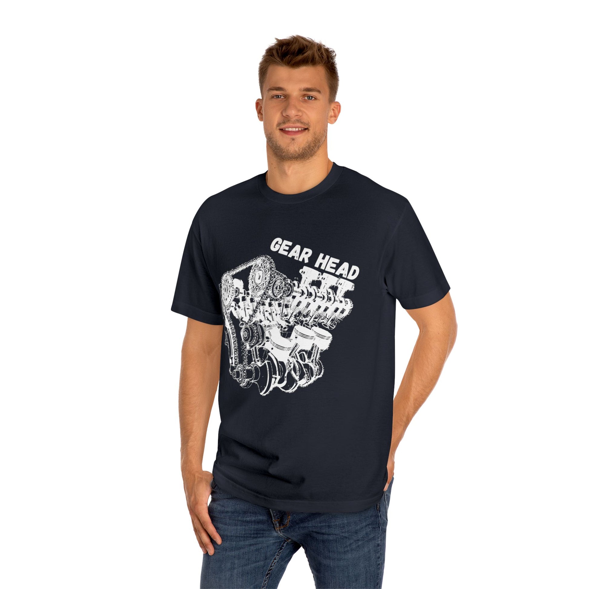 gear head t shirts Gear Head V8 Classic Tee – G.N.R Clothing